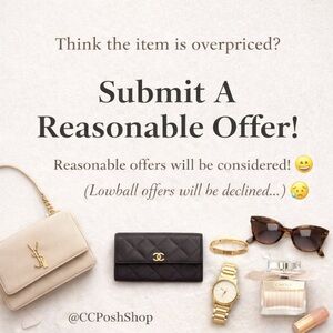 Love the item but not the price? 💕
Send me your BEST reasonable offer!